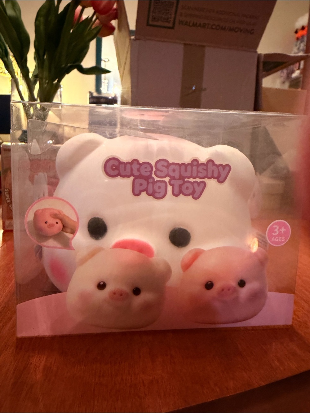 Jumbo Cute Pig Squishy 🐷 Large Soft Sensory Stress Toy